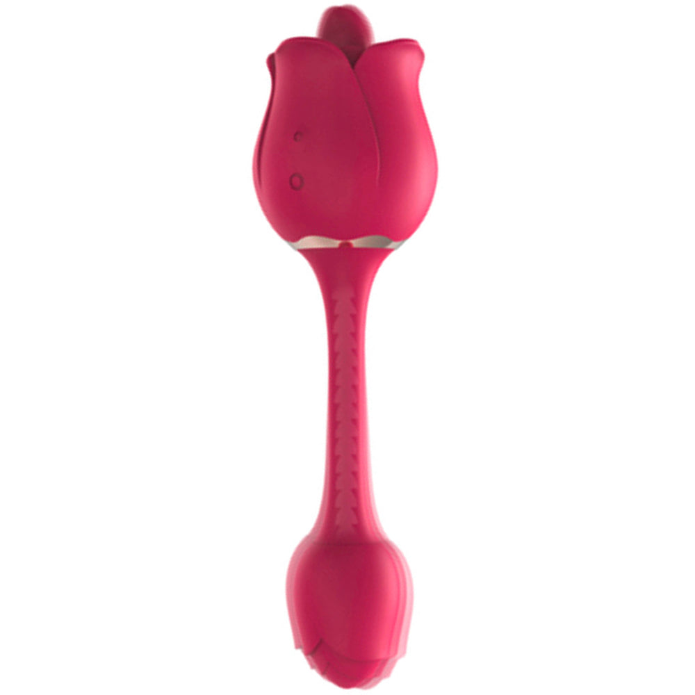 Double Head Rose Vibrator Tongue Vibrator Female Masturbator – product view 9