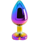 Metal Butt Plug - Anal Toying Colored Stainless Steel Metal Butt Plug – product view 3