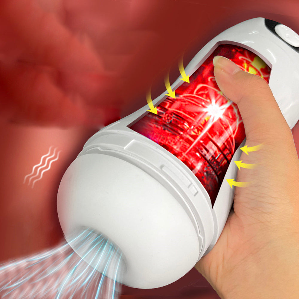 SoloSonic 10 Vibrating Sucking Voice Male Stroker Realistic Vagina Vacuum Sucktion Male Sex Toy — product image 3