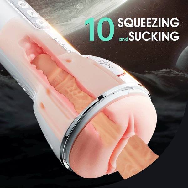 Leten IV 10 Vibrating & Sucking Male Stroker With Heated Voice – product view 2