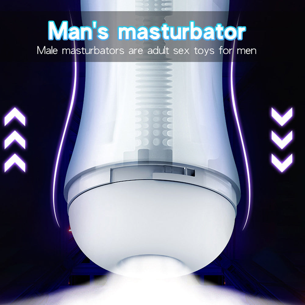 QuantumFlex 10 Vibration 5 Sucking Masturbation Cup Fully Automatic Deep Throat Wrap Pleasure Realistic Male Stroker — product image 4