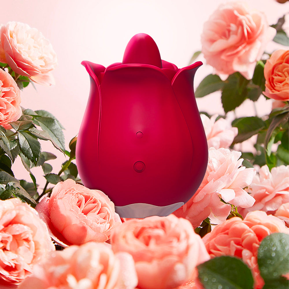Rose Flower Second Generation Sucker Clit Nipples Vibrator – product view 2