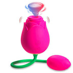 The Rose Vibrator - 5 Suction & 10 Vibration Modes with Vibrating Egg – product view 2