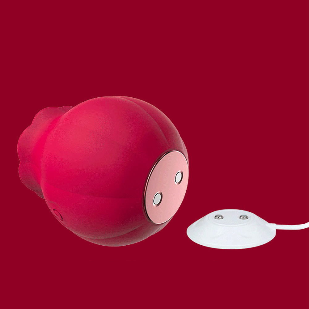 Rose Petal Vibrator | Tongue Vibrator Clitoris Stimulator – product view 4