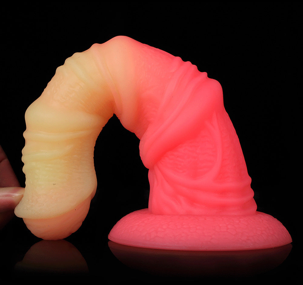 Best Suction Cup Dildo-Alien Liquid Silicone Fantasy Dildos – product view 3