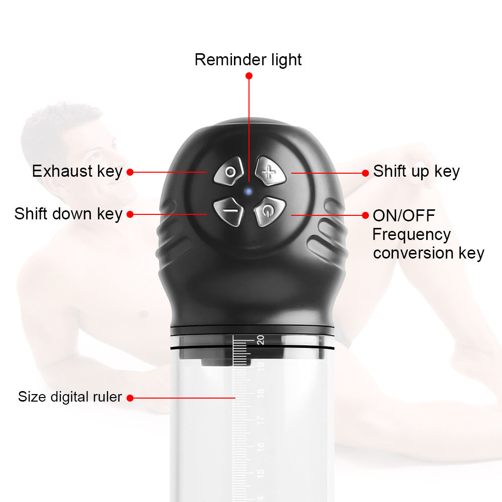 6-Frequency Negative Pressure Digital Display Waterproof Masturbation Pump — product image 5