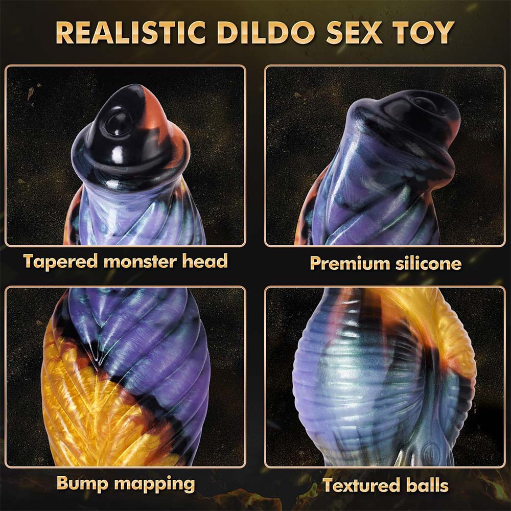 Fantasy 3-in-1 Remote Control Telescopic Vibrating Thrust Huge Dildo – product view 11