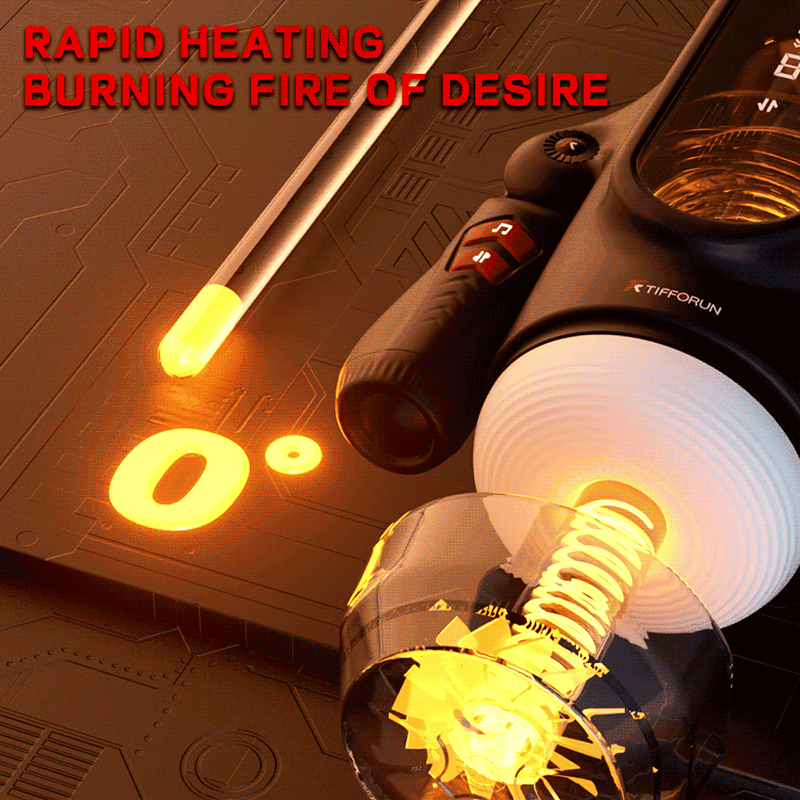 2026 Newest Male Handheld Stroker With 9 Telescopic Vibration LED Display Intelligent Heating Voice – product view 7
