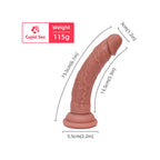 Double Layer Allovers Thrusting Dildo | Suction Cup Silicone Dildo