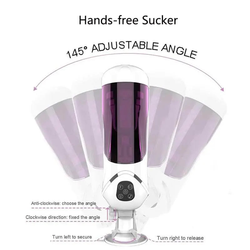 EASY.LOVE L 10 Thrusting Rotation Automatic Hands Free Male Stroker Intelligent Voice Interaction Device with Suction Base — product image 4