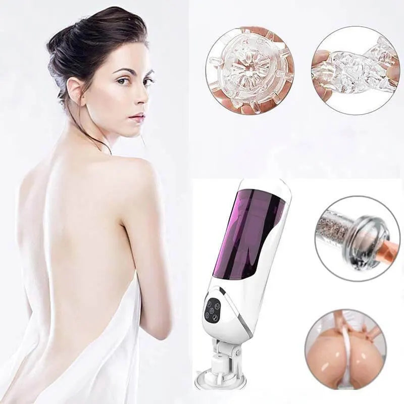 EASY.LOVE L 10 Thrusting Rotation Automatic Hands Free Male Stroker Intelligent Voice Interaction Device with Suction Base — product image 11
