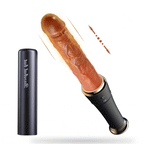 7.48 in Baseball - Automatic Telescopic Dildo With Tongue Licking And Heating Function