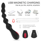 Silicone Anal Plug Beads 9 Frequency Strong Shock Electric Anal Plug – product view 4