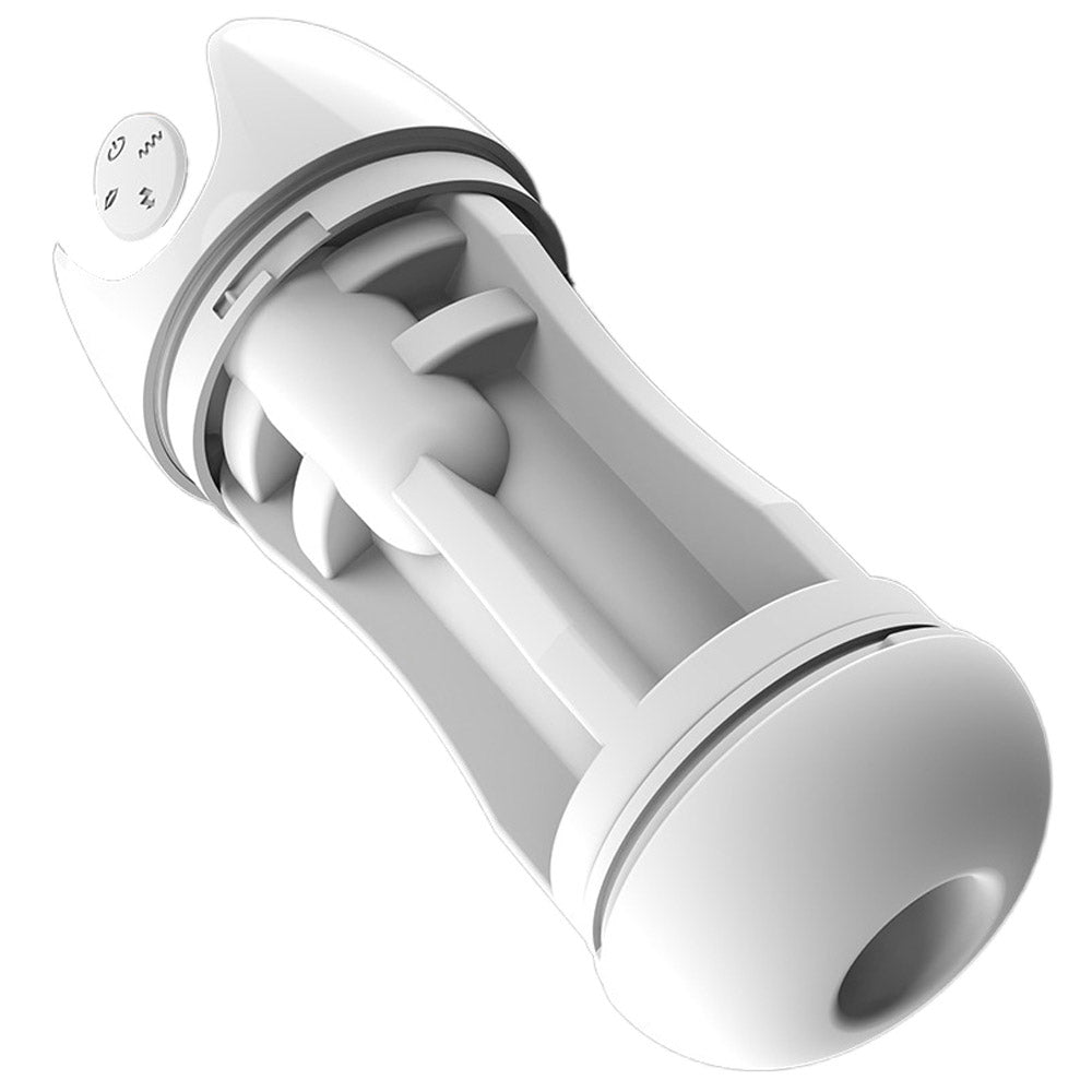 QuantumFlex 10 Vibration 5 Sucking Masturbation Cup Fully Automatic Deep Throat Wrap Pleasure Realistic Male Stroker — product image 7