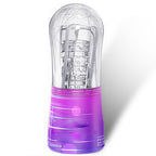 QuantumFlex Transparent Men's Training Masturbation Cup Real Inner Wall Texture Silicone Male Sex Toy — product image 5
