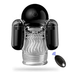 UltraWaveRobot 10 Vibration Male Stroker Dual Vibrating Egg with Remote Control Silicone Sex Toys for Men — product image 1