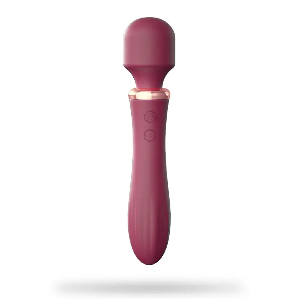 10 Vibration Modes Heated Double-Headed Women's Masturbator