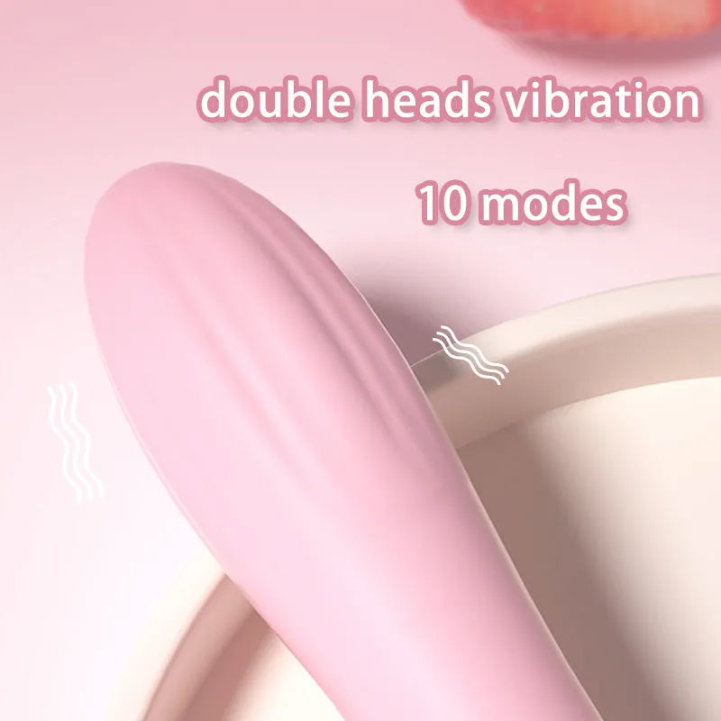 10 Vibration Modes Heated Double-Headed Female Masturbator – product view 4