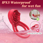 Rosurge Remote Dual-Ring Rose Massager – product detail 3