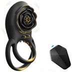 Rose Toy 2.0 Clit Stim & Vibrating Couples Cock Ring