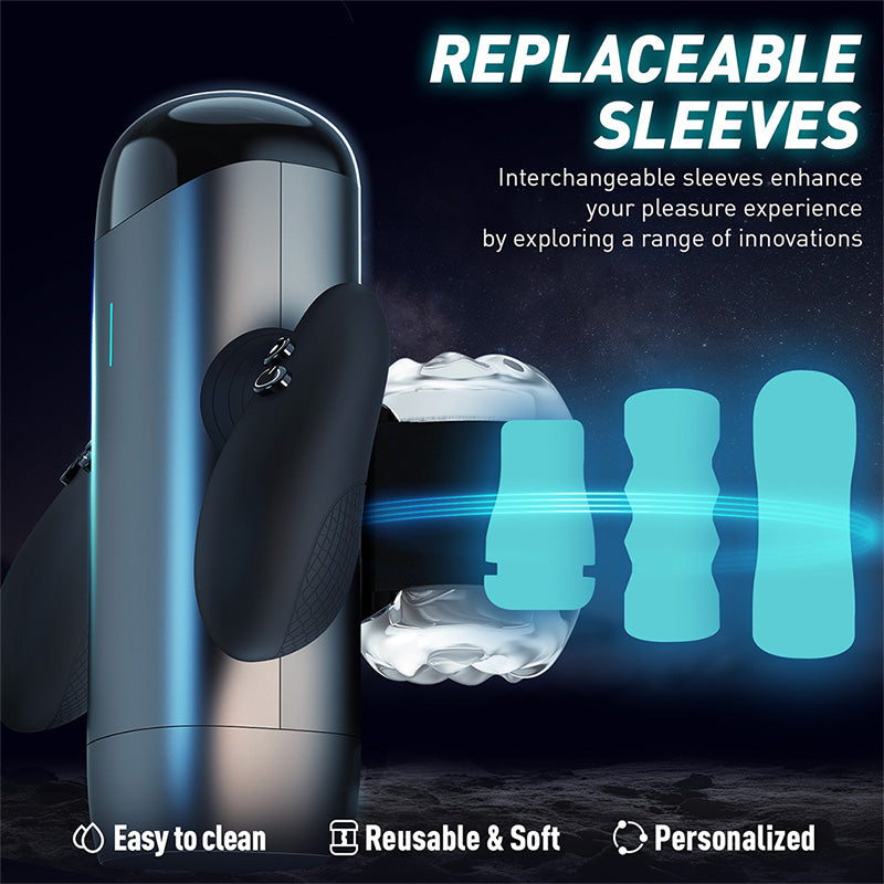 Uxolclub Male Stroker 10 Powerful Vibration Thrusting Modes Handy Stroker – product view 2