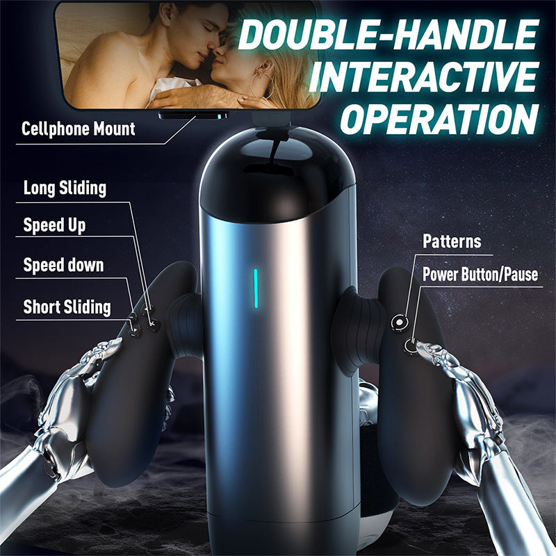 Uxolclub Male Stroker 10 Powerful Vibration Thrusting Modes Handy Stroker – product view 4