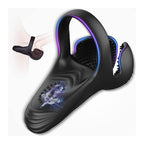 10 Vibrating Perineum and Testicles Stimulation Cock Ring – product view 2