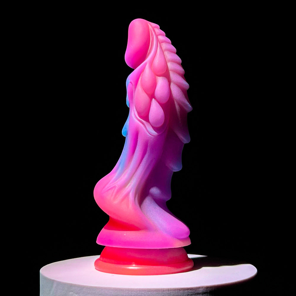 Colorful Fluorescent Luminous Realistic Dildos, Stimulates G-Spot, Dildo Plug Women and Men – product view 8