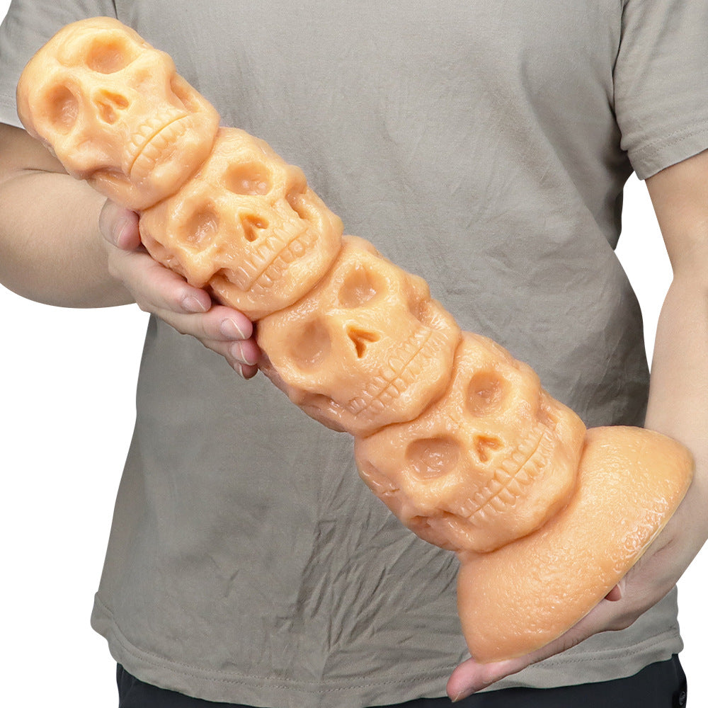 12.3 Inch Skull Giant Butt Plug Huge Dildo – product view 11