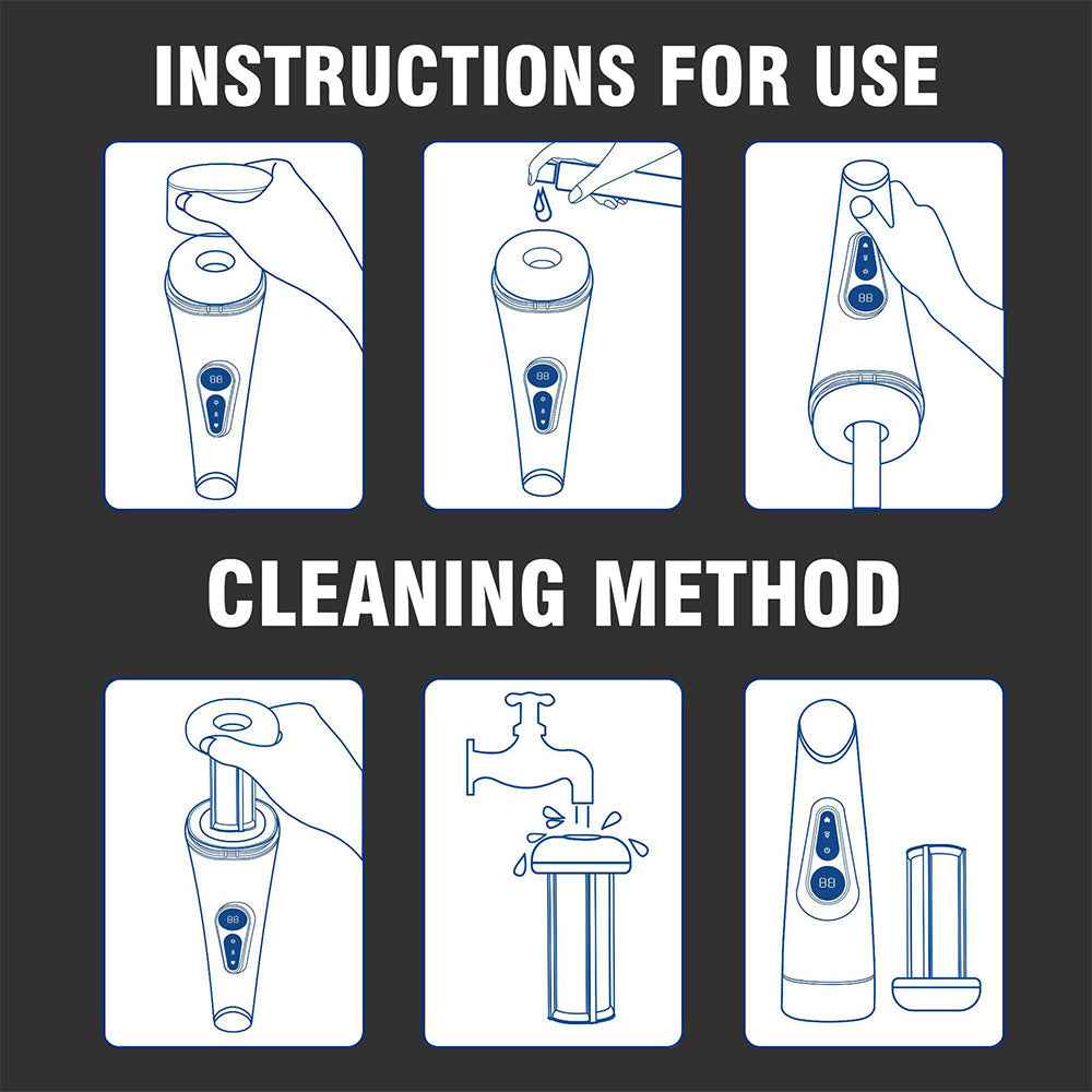 HGOD 007 Pro Suck LCD Heated Men's Aircraft Male Stroker — product image 7