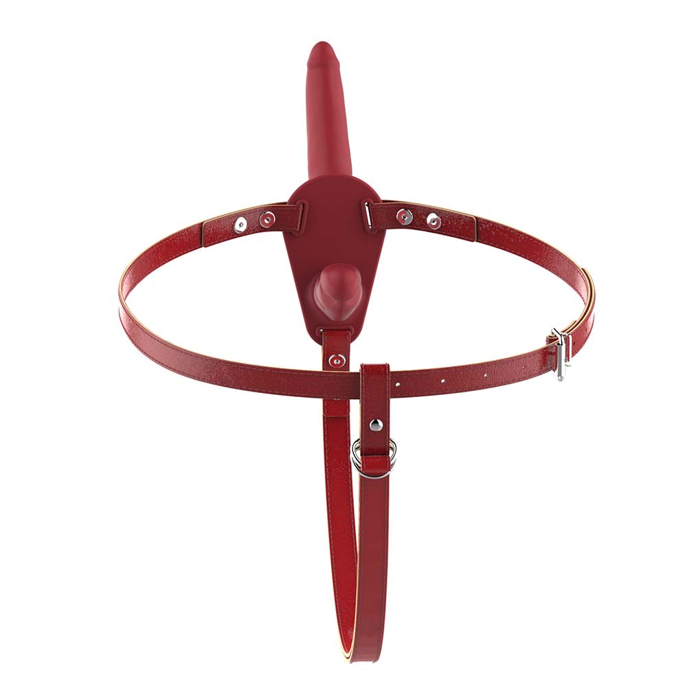 Double Scalp Pants Wear Female Masturbation Device Silicone Dildo – product view 2