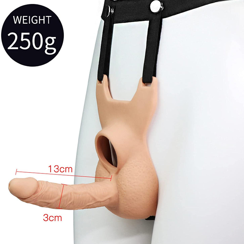 10 Frequency Vibration Wearable Silicone Dildo – product view 7