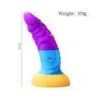Thick Rainbow Dildo Heterosexual Fantasy Alien Dildo – product view 4