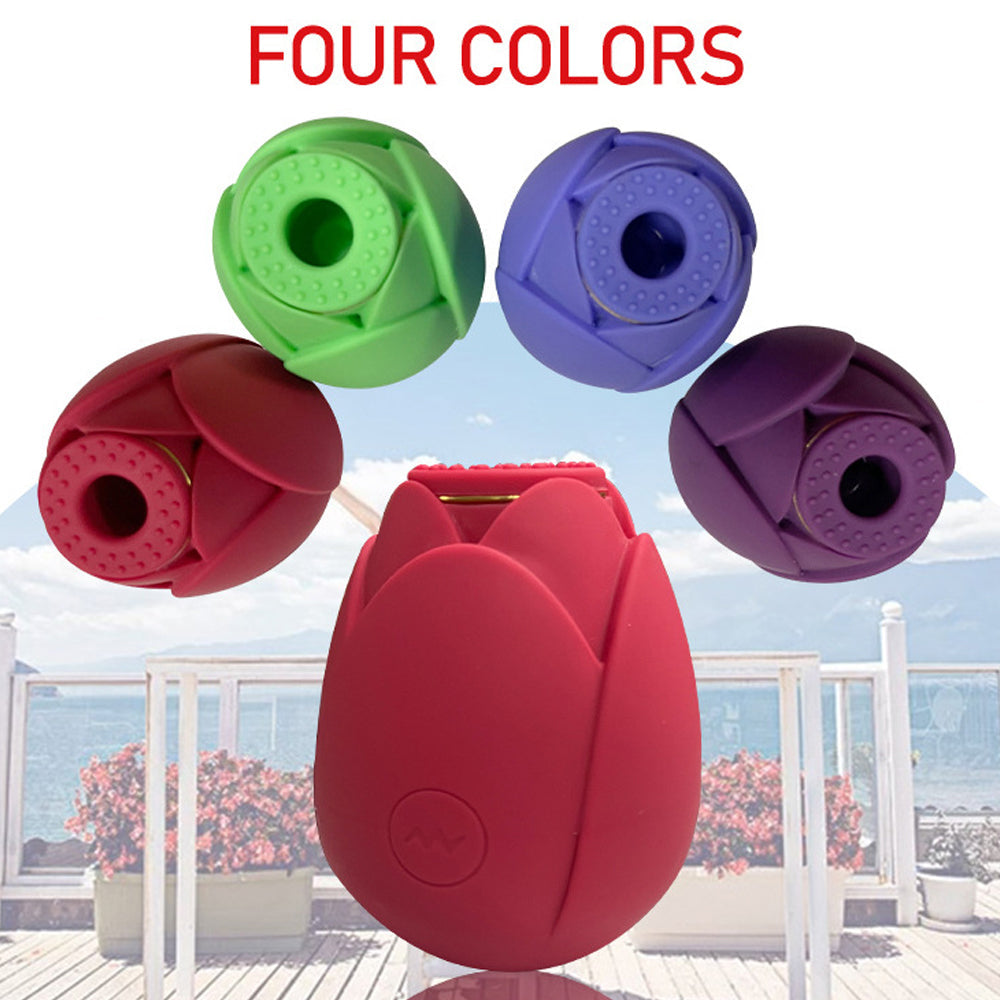 Rose Vibrator 10 Gears Sucking Waterproof Magnetic Charging – product view 7
