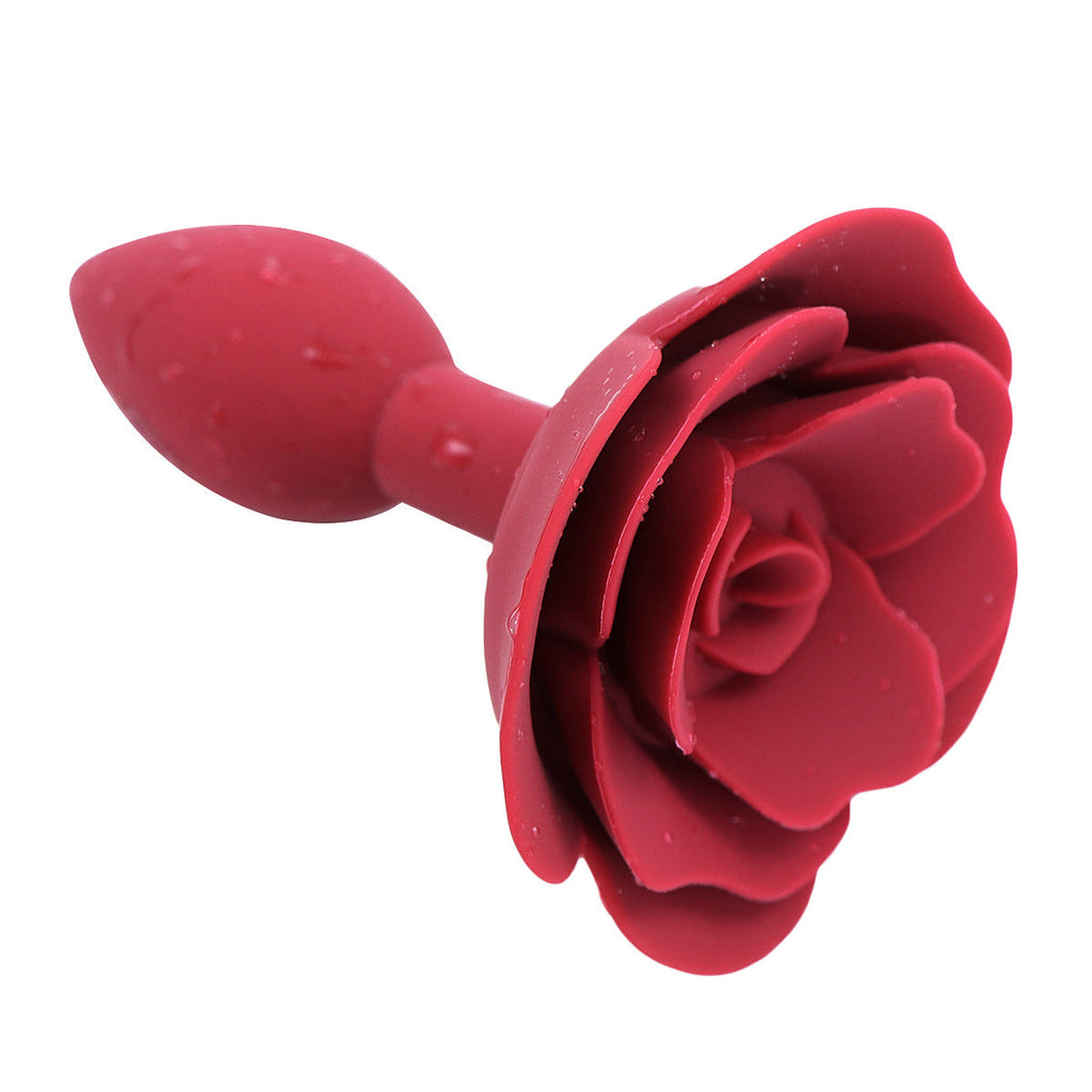 Rose Red Butt Plug Training Butt Plug Backyard Sex Toys – product view 3