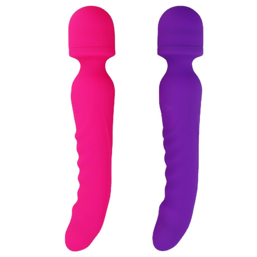 Magnetic Magic Wand Rechargeable Silicone Vibrating Dildos – product view 10