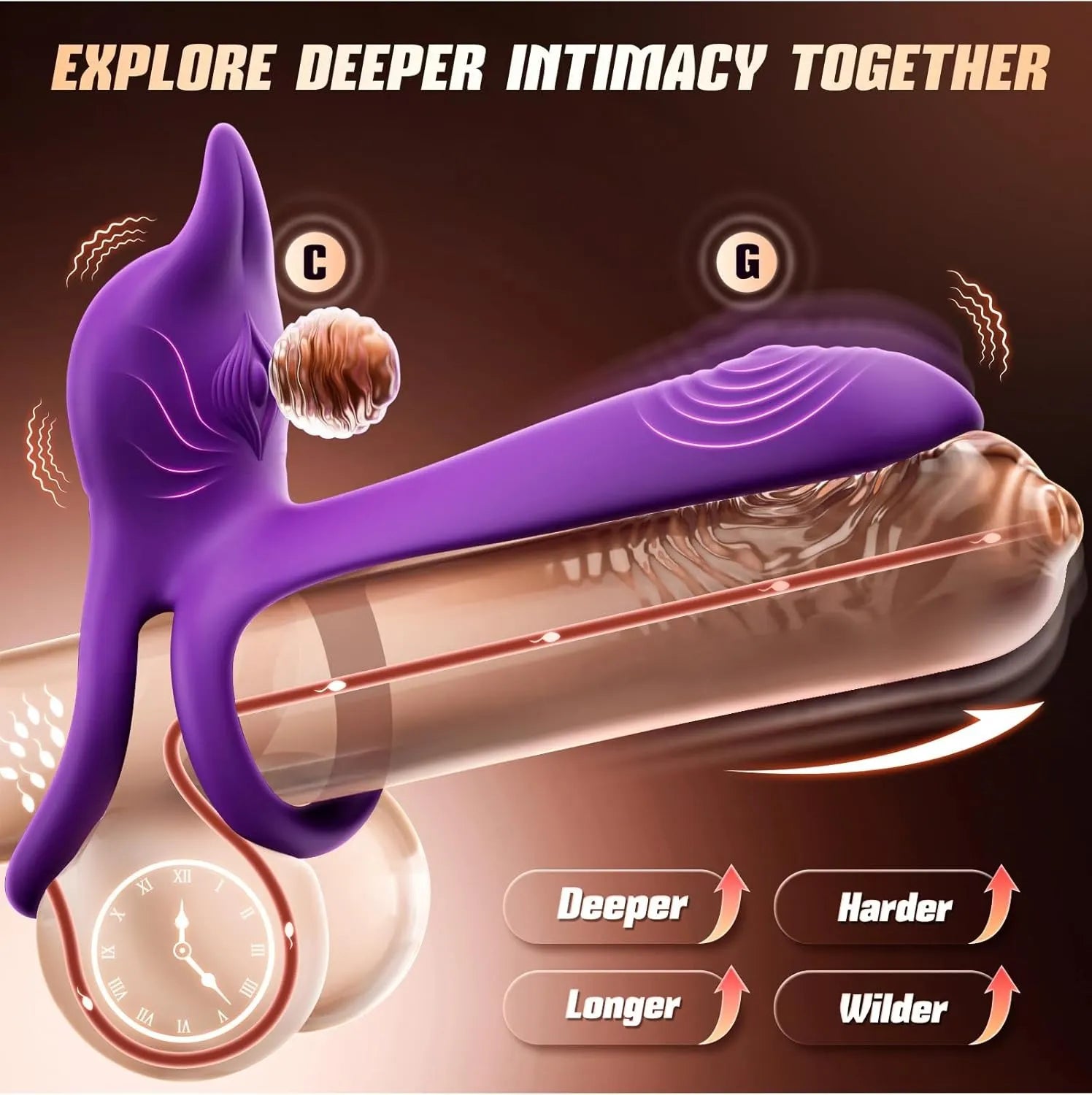 Flexo - Ultimate Vibration Ring for G-Spot and Clitoral Stimulation – product detail 2