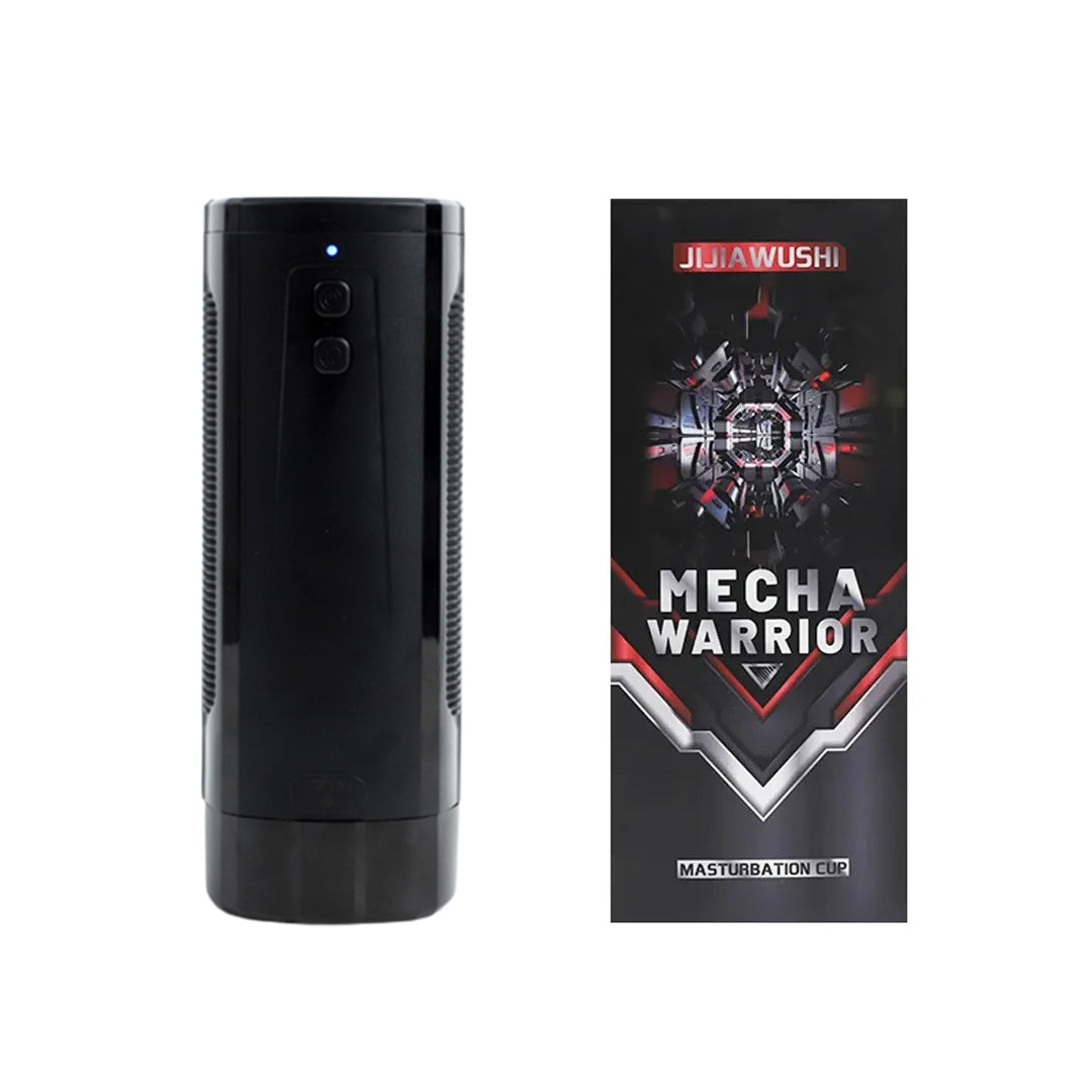 Mecha Warrior Cy-01 3-in-1 10 Vibrating 360°Rotating Male Stroker — product image 11
