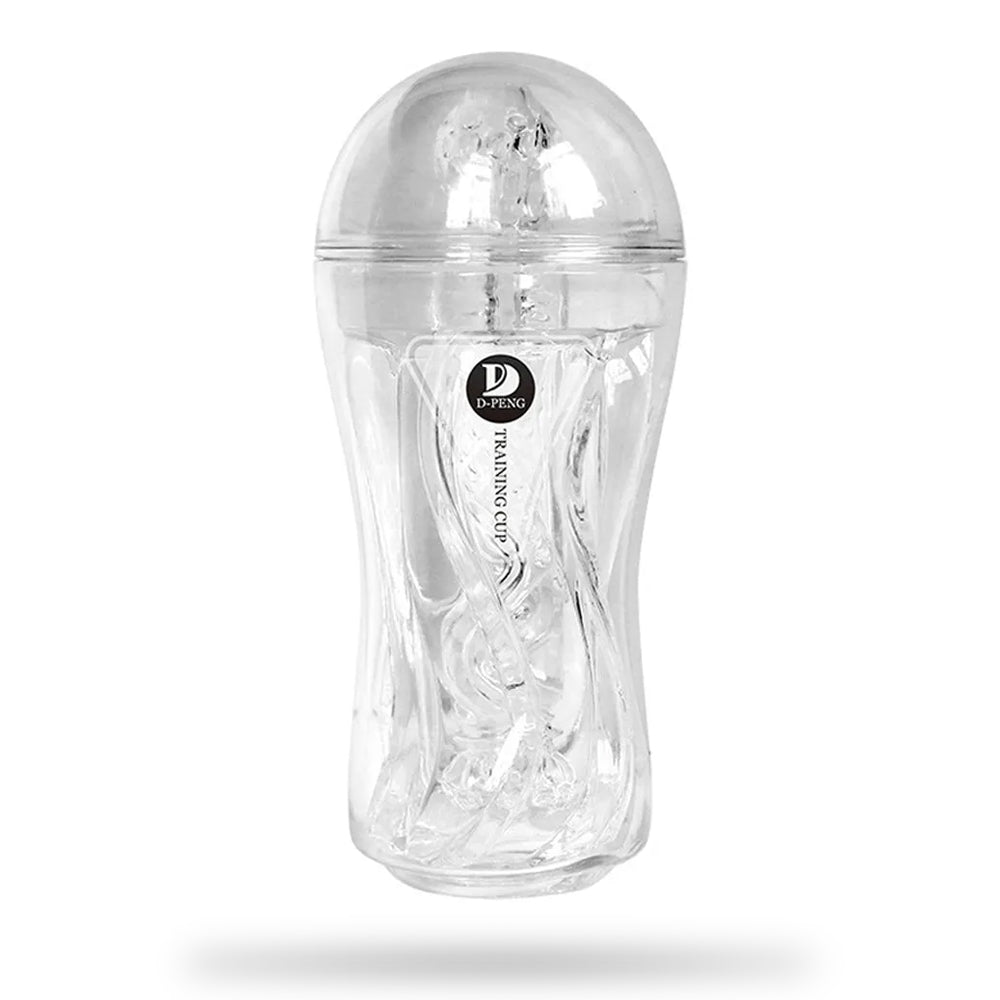 Jelly Inverted Model Transparent Masturbation Cup with Transparent See Through Vagina Handheld Pocket Vagina Pussy Toy — product image 1