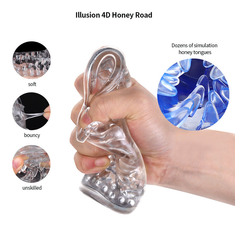 Leten 6 Scenes 5-Speeds & Frequency Rotating Telescopic Male Stroker – product view 8