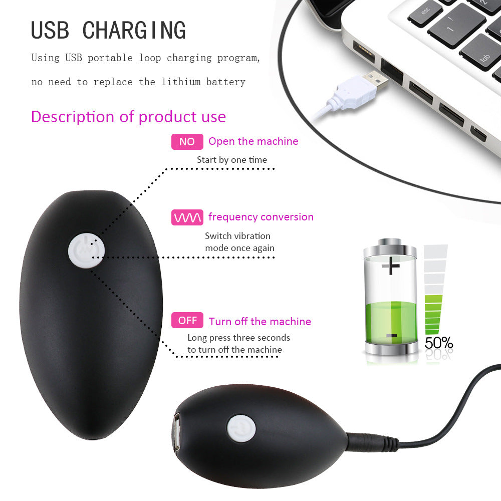 USB Rechargeable Tongue Licking Vibrator – product view 3