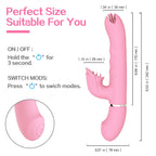 Rocking And Spinning Dildo Vibrator – product view 5