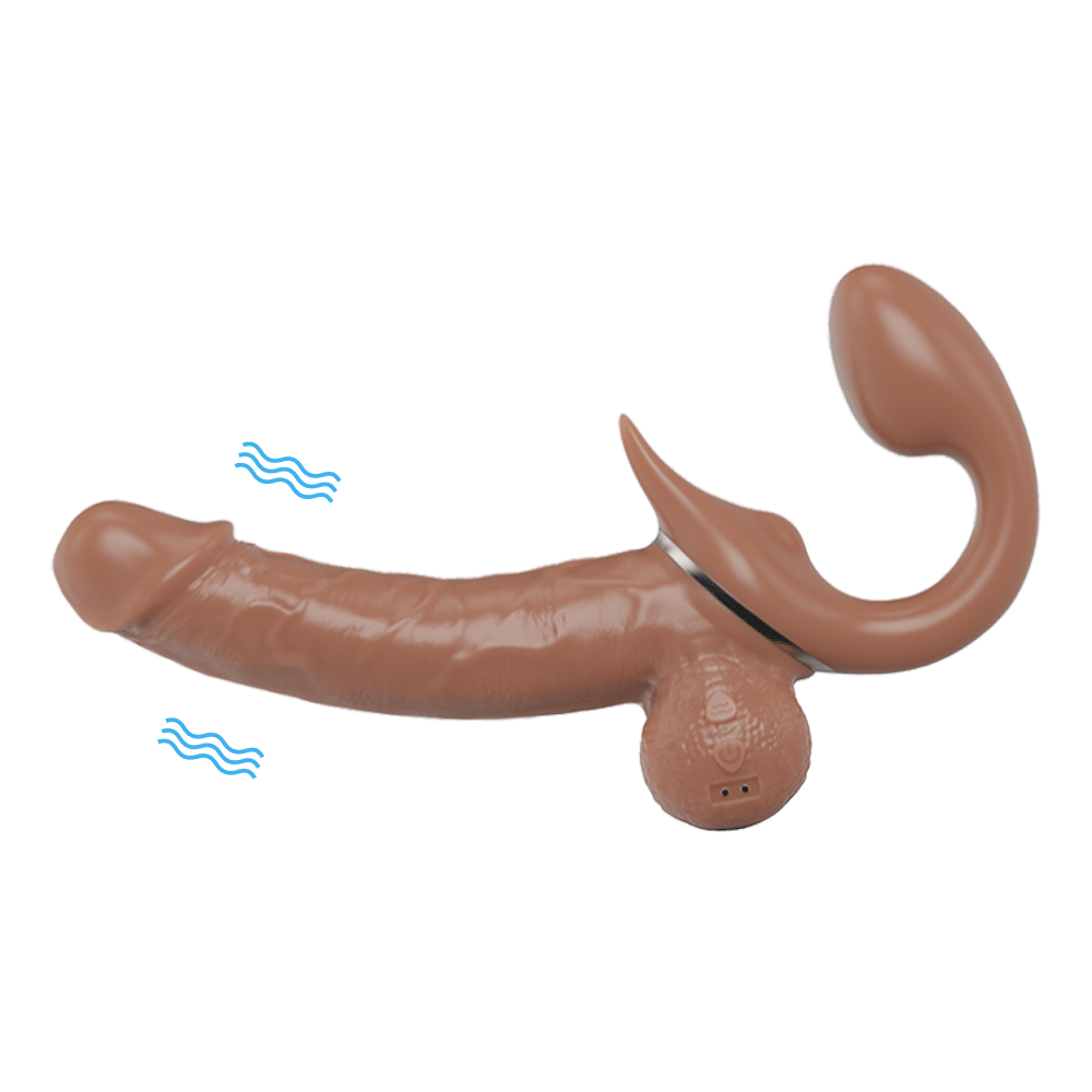 10 Modes Double Head Thrusting Dildo Retractable Curved Dildo – product view 3