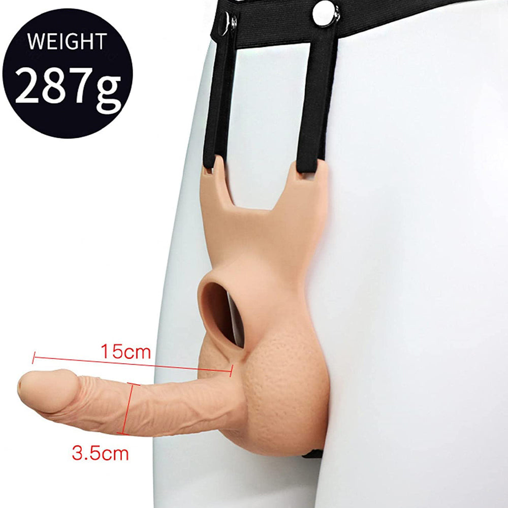 10 Frequency Vibration Wearable Silicone Dildo – product view 8