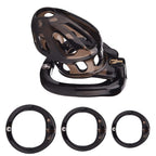Male Penis Exercise Lightweight Chastity Cage - Adult Sex Toy with 4 Different Size Rings – product view 2