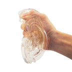 QuantumFlex Transparent Men's Training Masturbation Cup Real Inner Wall Texture Silicone Male Sex Toy — product image 9