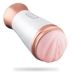 SpeedSteed Male Stroker Cup 6 Frequency Dual Vibration Mode Smart 5 Moans Realistic Textured Ultra-Soft Blowjob Toy