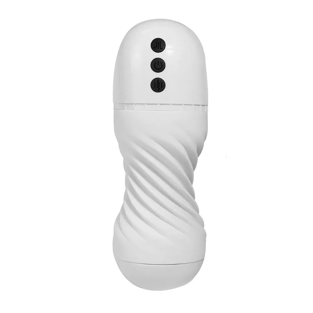 White VortexPro 10 Vibration Sucking Automatic Spiral Male Stroker Cup Blowjob Toys Silicone Vagina Masturbation Adult Sex Toys — product image 7