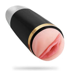 KnightStorm 10 Vibrations 4 Sucking Modes Automatic Male Stroker for Penis Stimulation Realistic Textured 3D Vagina Male Stroker