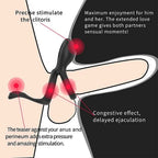 Wireless Remote Control Vibrating Cock Ring and Clitoral Stimulator – product view 3